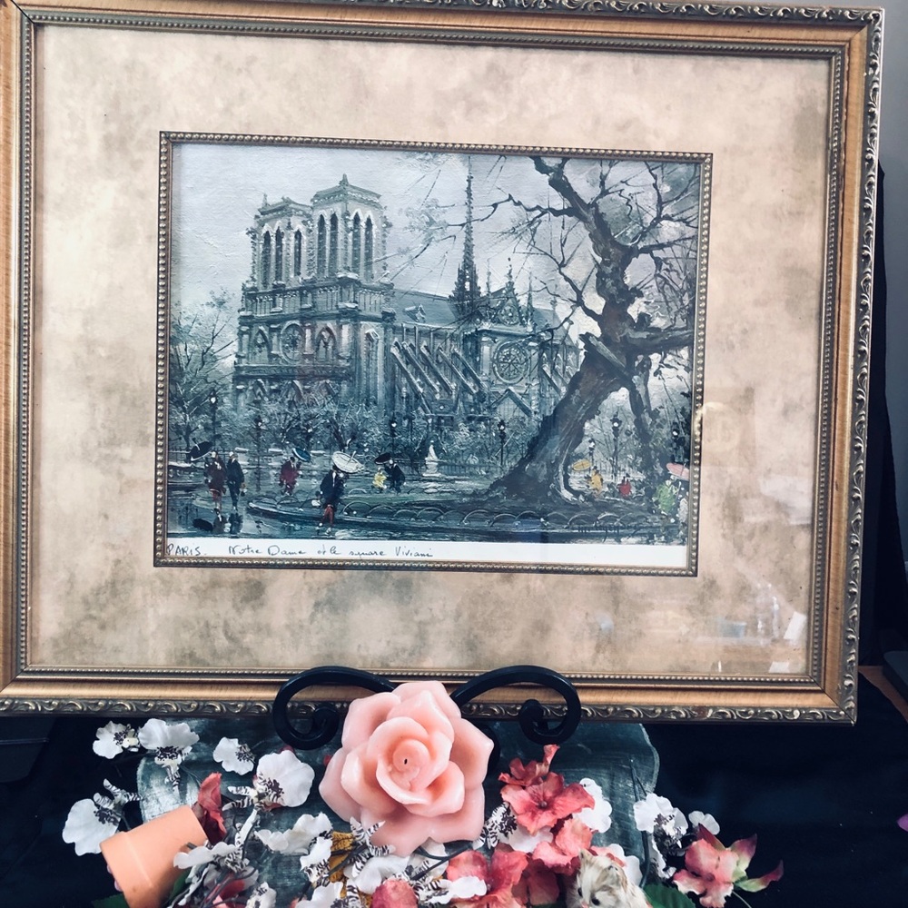 “Paris Norte Dame et le square Viviani” by Maurice Legendre